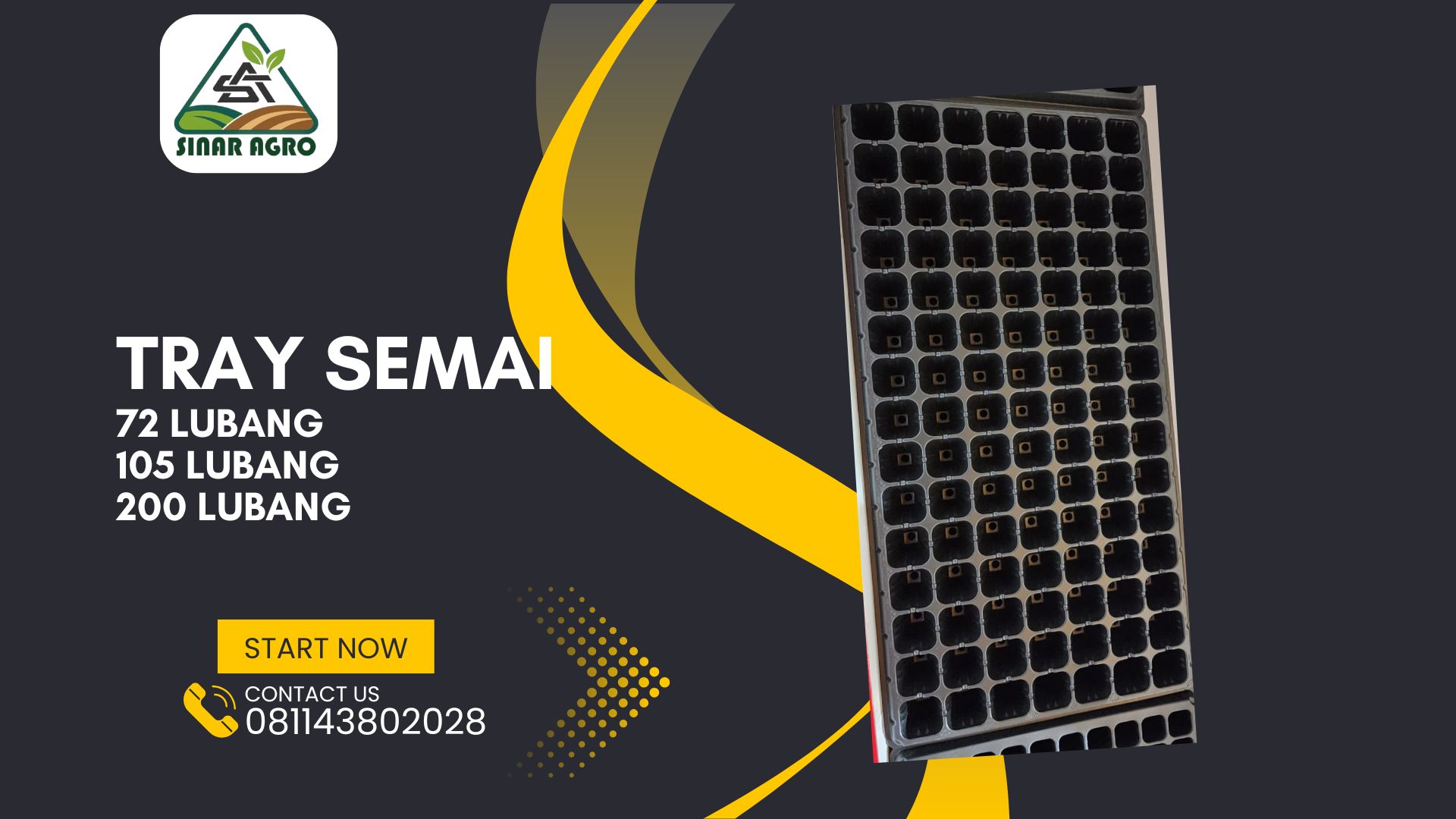 Tray Semai 72 Lubang 