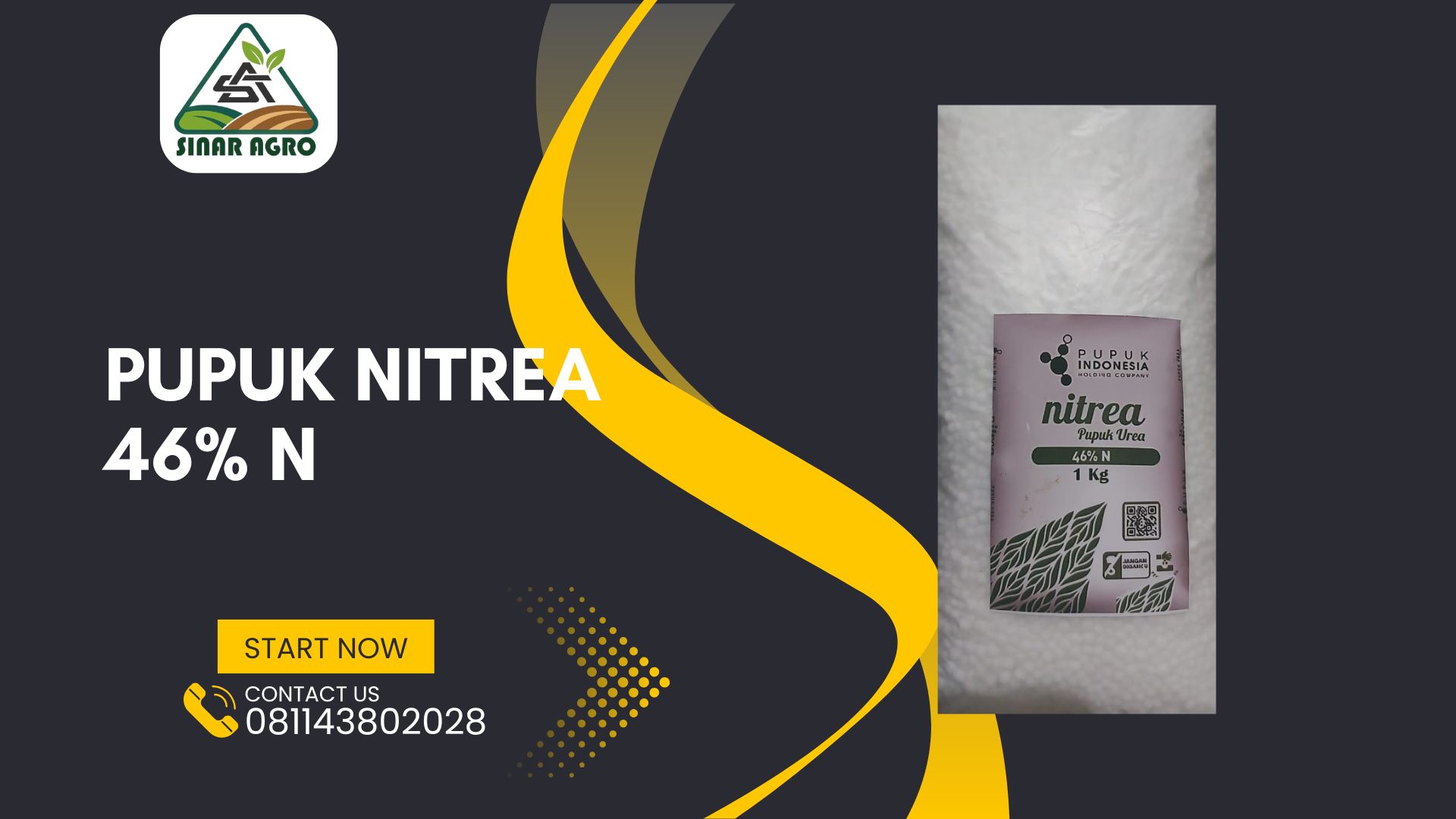 Pupuk nitrea 46% N 1 Kg