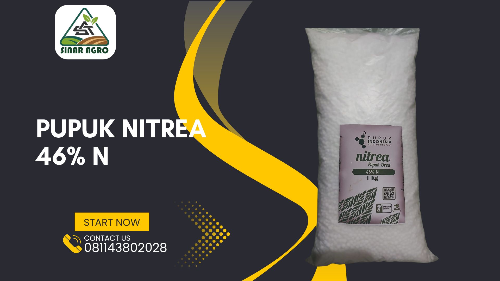 Pupuk nitrea 46% N 2 Kg