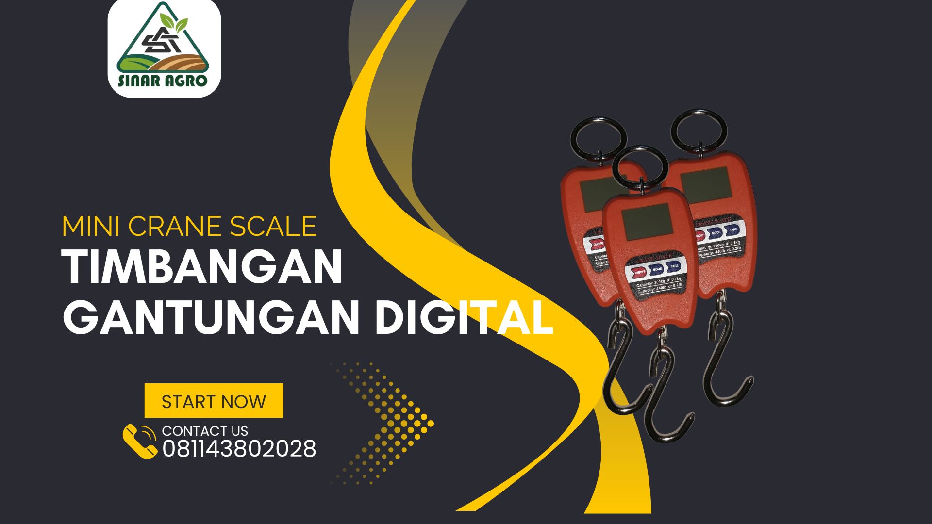 Mini 0CS Timbangan Gantungan Digital
